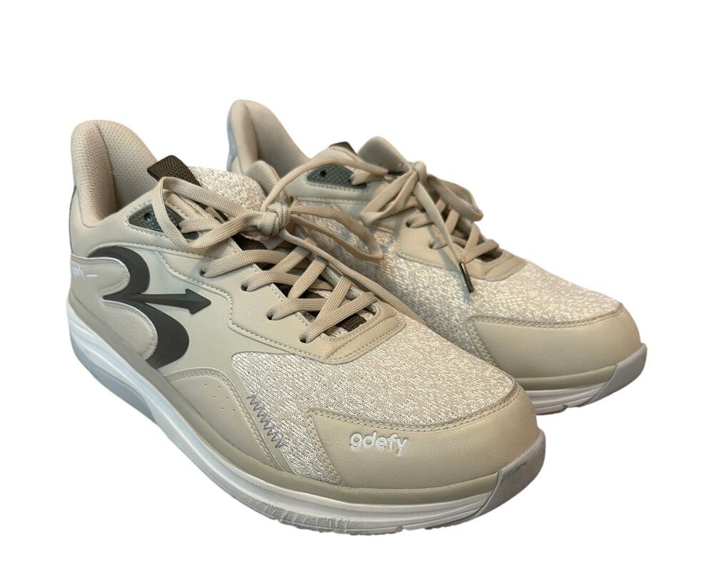 Gdefy Men's Brown Energiya Men size 14 Gravity Defyer Athletic BeigeTB9037MBB-M